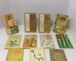 books vintage japanese chinese poems