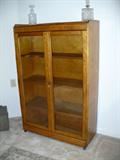 Oak Bookcase w/lock