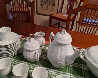 Lovely Limoges Hawthorn tea and coffee set service for 12