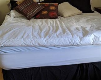 King platform bed