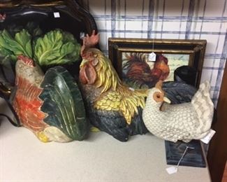 More chickens and roosters
