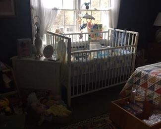 Baby crib, other baby items available