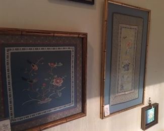 Framed tapestries