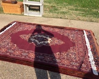 Machine made Oriental style rug