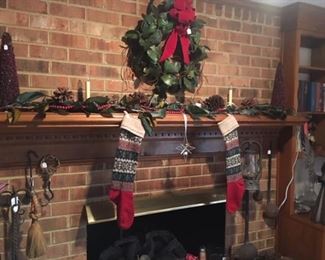 Wreaths, stockings, garland, Christmas lights, ornaments, wapping.  Could be your one stop shop for Christmas decor and supplies!