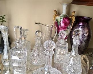 Crystal decanters