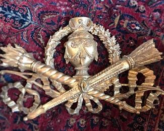 Large vintage Florentine decorative piece