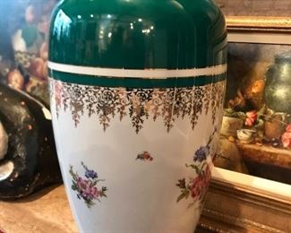 Large vase measuring 22" high, 11" wide