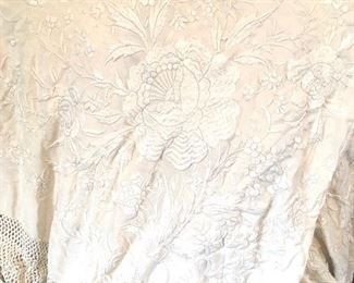vintage silk piano scarf