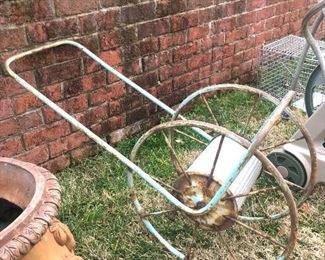 Vintage hose reel