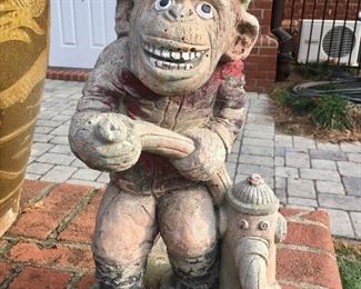 Cement statue