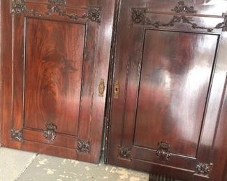 31” wide (each) doors from a wardrobe, mirror on backside