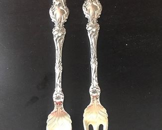 Sterling hors d’oeuvre forks