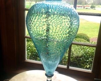 25” hand blown vase by Kenny Pieper