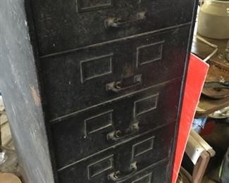 Metal file cabinet