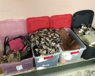 Lots of misc. women's clothing and purses etc