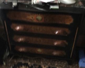 Handpainted chest Victorian