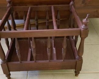 Vintage Magazine Holder