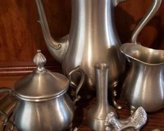 Pewter Serving Set 