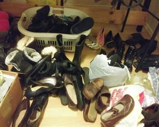 assorted women's shoes