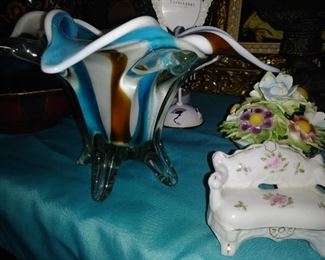Many blown glass pieces