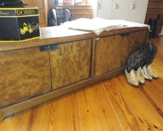 mid-century console chest