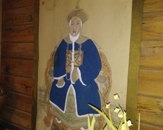 Antique Chinese painting - Old Rice paper scrolls - have 2 of these