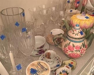 Assorted Glassware.