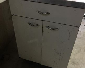 50s retro cabinet with drawer.