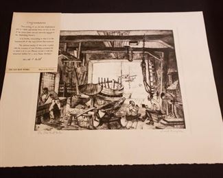 "The Old Boat Works" by Lionel Barrymore https://ctbids.com/#!/description/share/276878