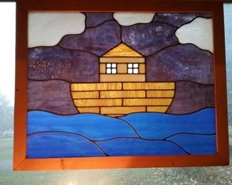 Noah's Ark Stained Glass