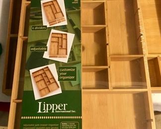 Bamboo Drawer Organizer 
