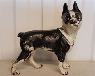 Bulldog cast iron doorstop