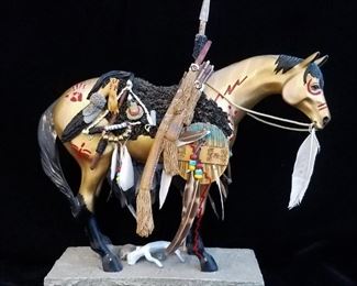 Trail of The Painted Ponies figurines, many with boxes