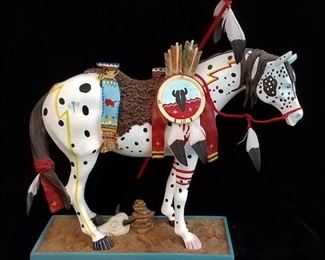 Trail of the Painted Ponies figurines, many with boxes