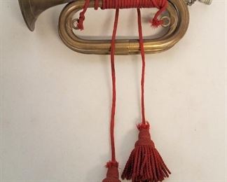 Cavalry bugle with silk tassel