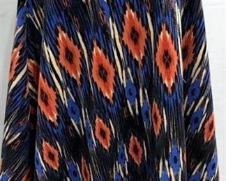 Designer BOBEAU Textured Southwest Skirt
