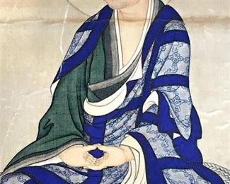 Lot 4 Asian Art Prints of Seated Figures