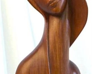 LEPANTO MCM Female Figural Woodcarving