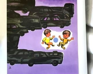 Vintage 1973 Russian Soviet Era Poster