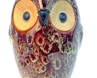 Ceramic owl vase