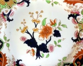 C1860 Antique Painted Porcelain, England