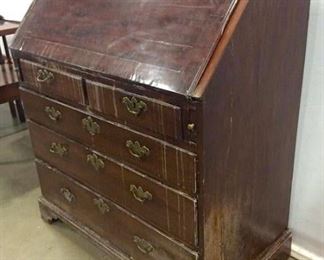 Vintage Carved Wooden Secretary's Desk
