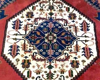 Vintage Handmade Wool Rug