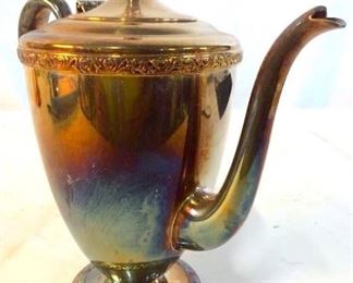 ONIEDA LTD Silver Toned Footed Coffee Pot