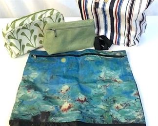Lot 4 Assorted Tote Bags And Purses