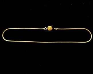 Ladies Gold Toned Fashion Chain