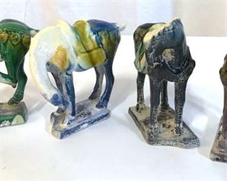 Collectible Vintage TANG Horse Figurals, 4