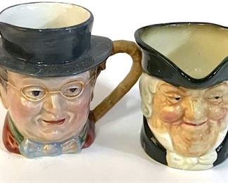 Collectible Vintage TOBY Dematasse Jugs, Lot 10