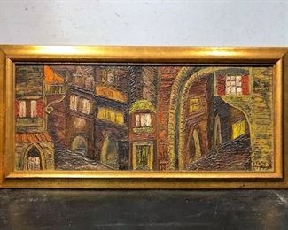 Signed Alma TESCH ‘Fresco de Arte’ Artwork